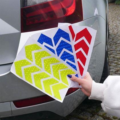 Obrazek z Naklejki samoprzylepne na samochód - strzałki czerwone