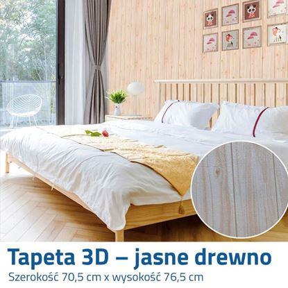 Obraz Tapeta 3D - jasne drewno