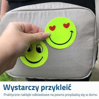 Obrazek z Naklejki odblaskowe emotki 6 szt