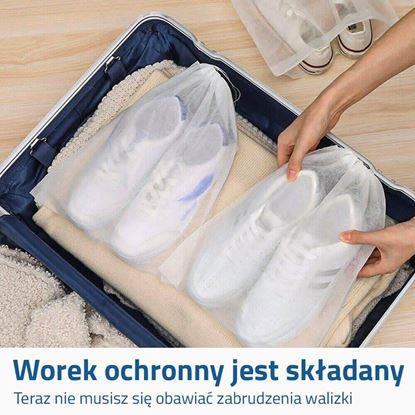 Obraz Worek ochronny na buty i ubrania 10 szt.