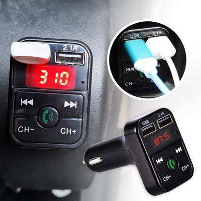 Obraz Transmiter FM bluetooth do samochodu z USB