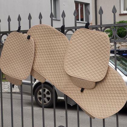 Obrazek z Komplet poduszek na siedzisko - beż
