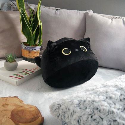 Obrazek z Poduszka czarna kotka