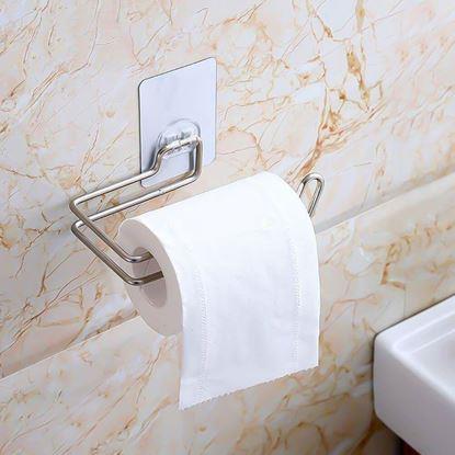 Obraz Uchwyt na papier toaletowy ze stali nierdzewnej