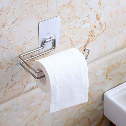 Obrazek z Uchwyt na papier toaletowy ze stali nierdzewnej