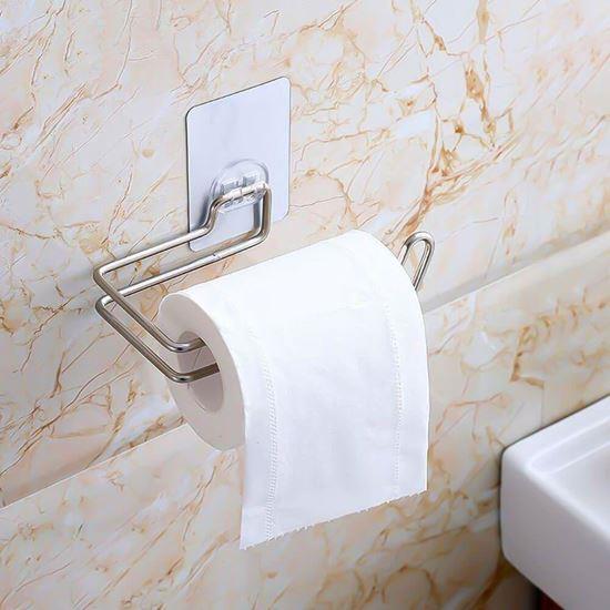 Obrazek z Uchwyt na papier toaletowy ze stali nierdzewnej