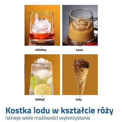 Obrazek z Foremka na lód - róża