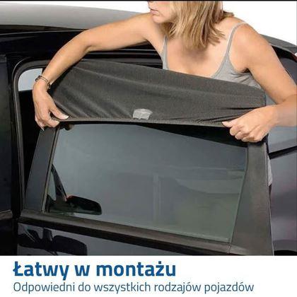 Obrazek z Zasłony na boczne okna samochodu 2 sztuki