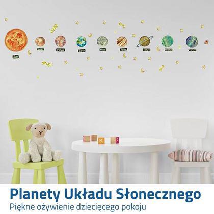 Obrazek z Naklejki samoprzylepne na ścianę - świecące planety