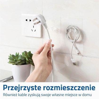Obrazek z Uchwyt na kabel 5 sztuk