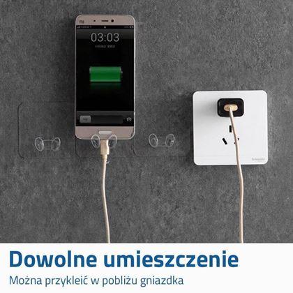 Obrazek z Uchwyt na kabel 5 sztuk