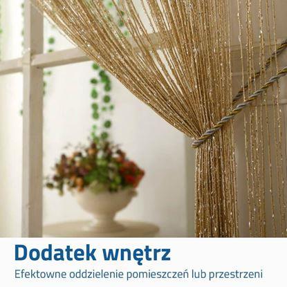 Obraz Zasłona sznurkowa