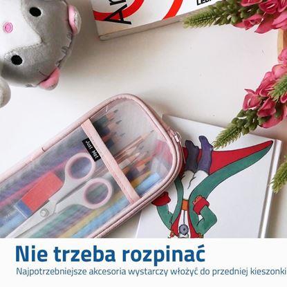Obraz Przezroczysty szkolny piórnik
