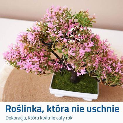 Obrazek z Sztuczna bonsai - różowa