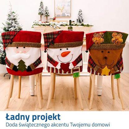 Obraz Świąteczny pokrowiec na krzesło