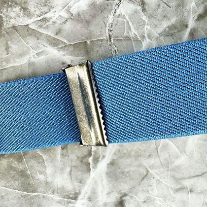 Obrazek z Elastyczny pasek dżinsowy - jasnoniebieski