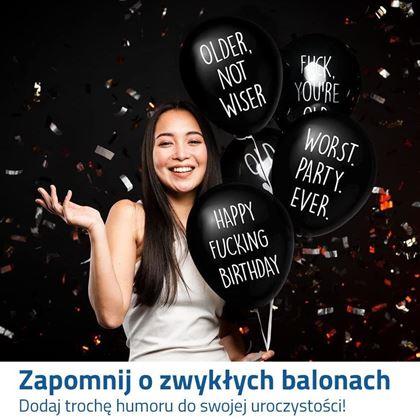 Obrazek z  Odważne balonki urodzinowe, 10 sztuk.