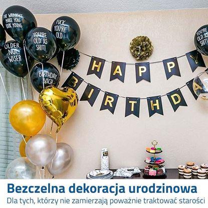 Obraz  Odważne balonki urodzinowe, 10 sztuk.