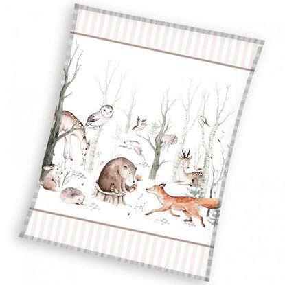 Obraz Kocyk dziecięcy - leśne królestwo