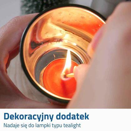 Obrazek z Świecznik na świeczkę herbatkę - zimowy las