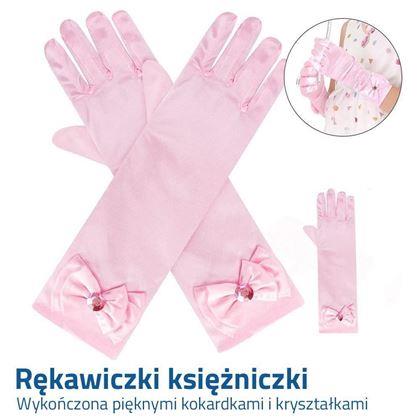 Obrazek z Zestaw dodatków dla księżniczki 6 szt - różowy