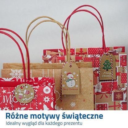 Obraz Zawieszki na prezenty bożonarodzeniowe - 50 szt.