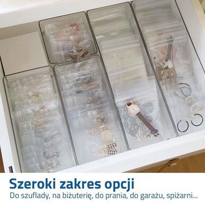 Obrazek z Przezroczysty organizer - kwadratowy