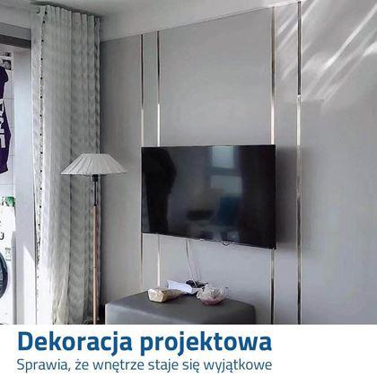 Obrazek z Dekoracyjna listwa lustrzana - srebrna