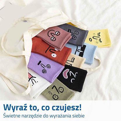 Obraz Śmieszne skarpetki emocje
