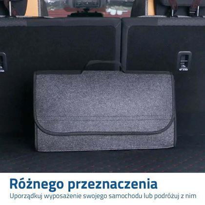 Obrazek z Organizer samochodowy zapinany na rzep - 50x16 cm