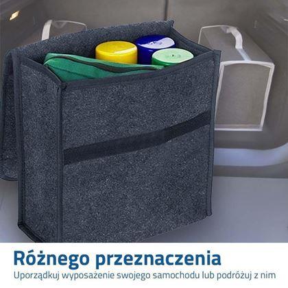 Obrazek z Organizer samochodowy zapinany na rzep - 30x35 cm