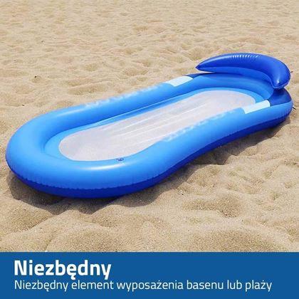 Obrazek z Nadmuchiwany leżak - niebieski