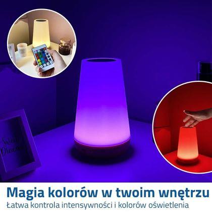Obrazek z Inteligentna lampa LED zmieniająca kolor