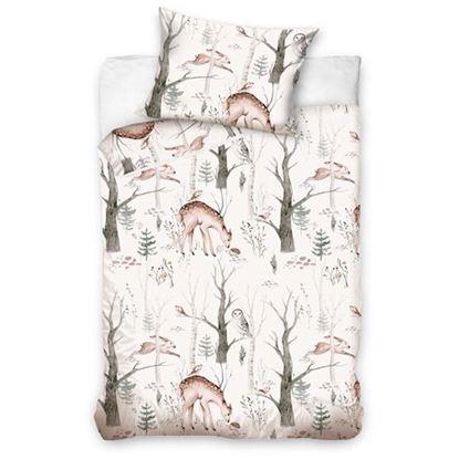 Obraz Pościel dziecięca do łóżeczka - zwierzęta w lesie