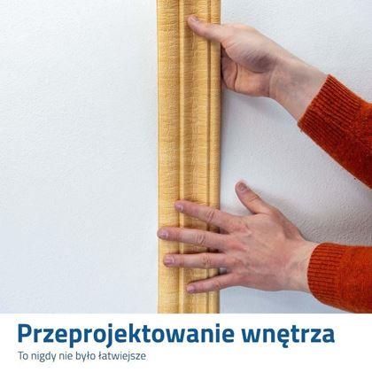 Obrazek z Listwa samoprzylepna 3D - jasne drewno