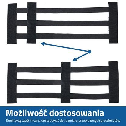 Obraz Elastyczny uchwyt na rzep do bagażnika samochodowego