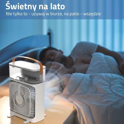 Obrazek z Wentylator stołowy z mgiełką