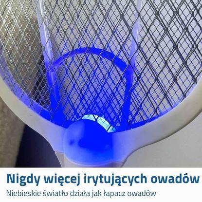Obraz Elektryczna łapka na muchy ze światłem UV i ładowaniem przez USB