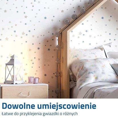 Obraz Naklejki na ścianę – pastelowe gwiazdy, 71 sztuk