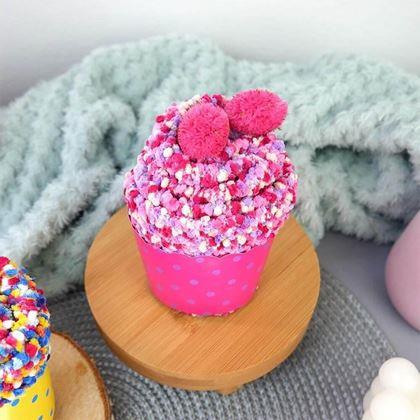 Obrazek z Skarpetki w opakowaniu prezentowym - różowe cupcake