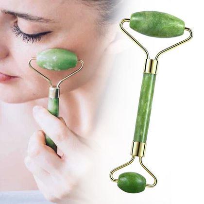 Obrazek z Wałek do masażu twarzy - jadeit