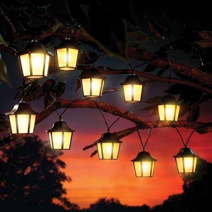 Obraz Solarny łańcuch LED - latarenki