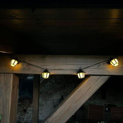 Obrazek z Solarny łańcuch LED - latarenki