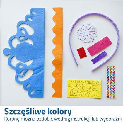 Obrazek z Zestaw do wykonania korony - śnieżna księżniczka