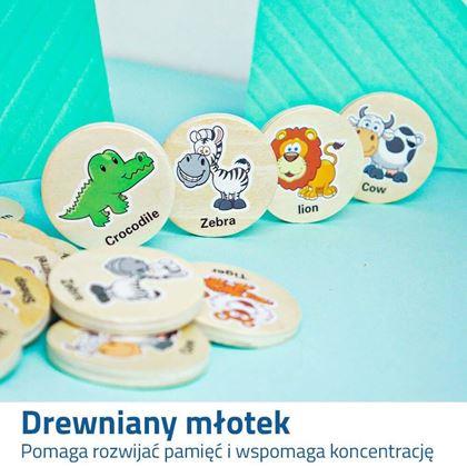 Obrazek z Drewniane memory – zwierzęta