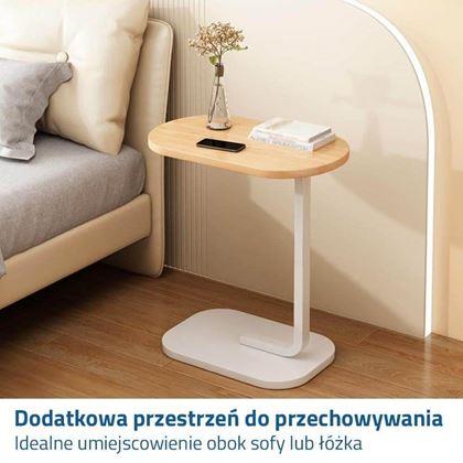 Obrazek z Dodatkowy stolik do sofy – jasny