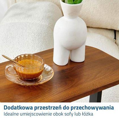 Obrazek z Dodatkowy stolik do sofy – ciemny