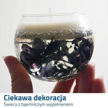 Obrazek z Świeca żelowa - ciemnoniebieska