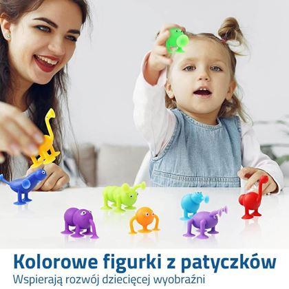 Obrazek z Zwierzęta z przyssawkami 9 szt