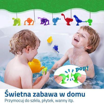 Obrazek z Zwierzęta z przyssawkami 9 szt